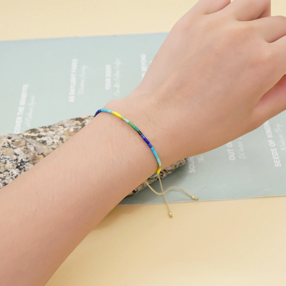 Wholesale Rice Bead Braided Bracelet