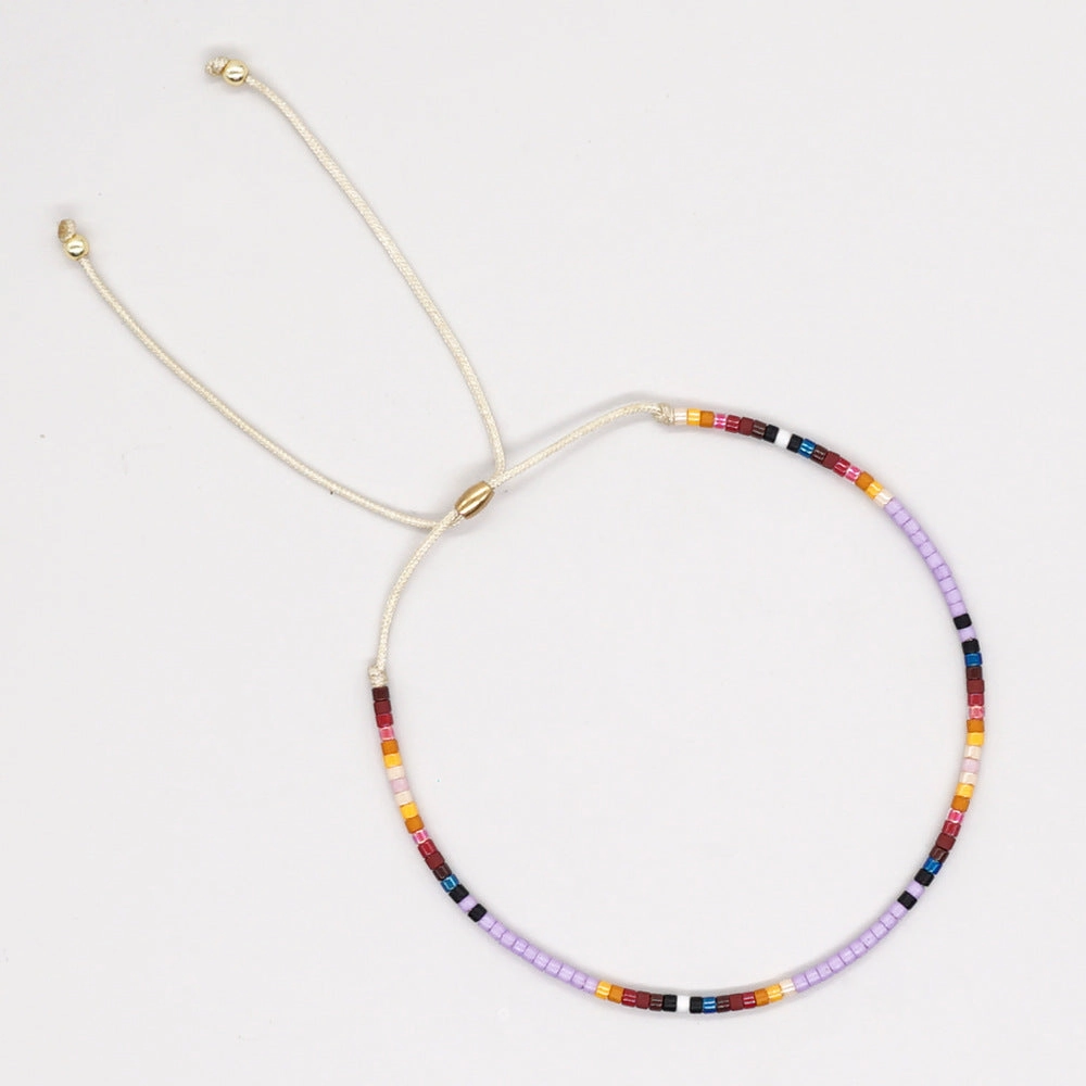 Wholesale Rice Bead Braided Bracelet