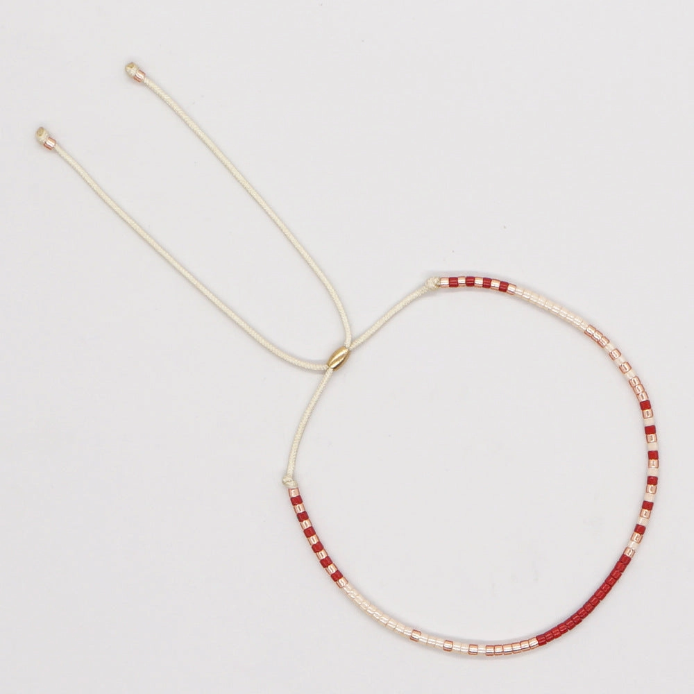 Wholesale Rice Bead Braided Bracelet
