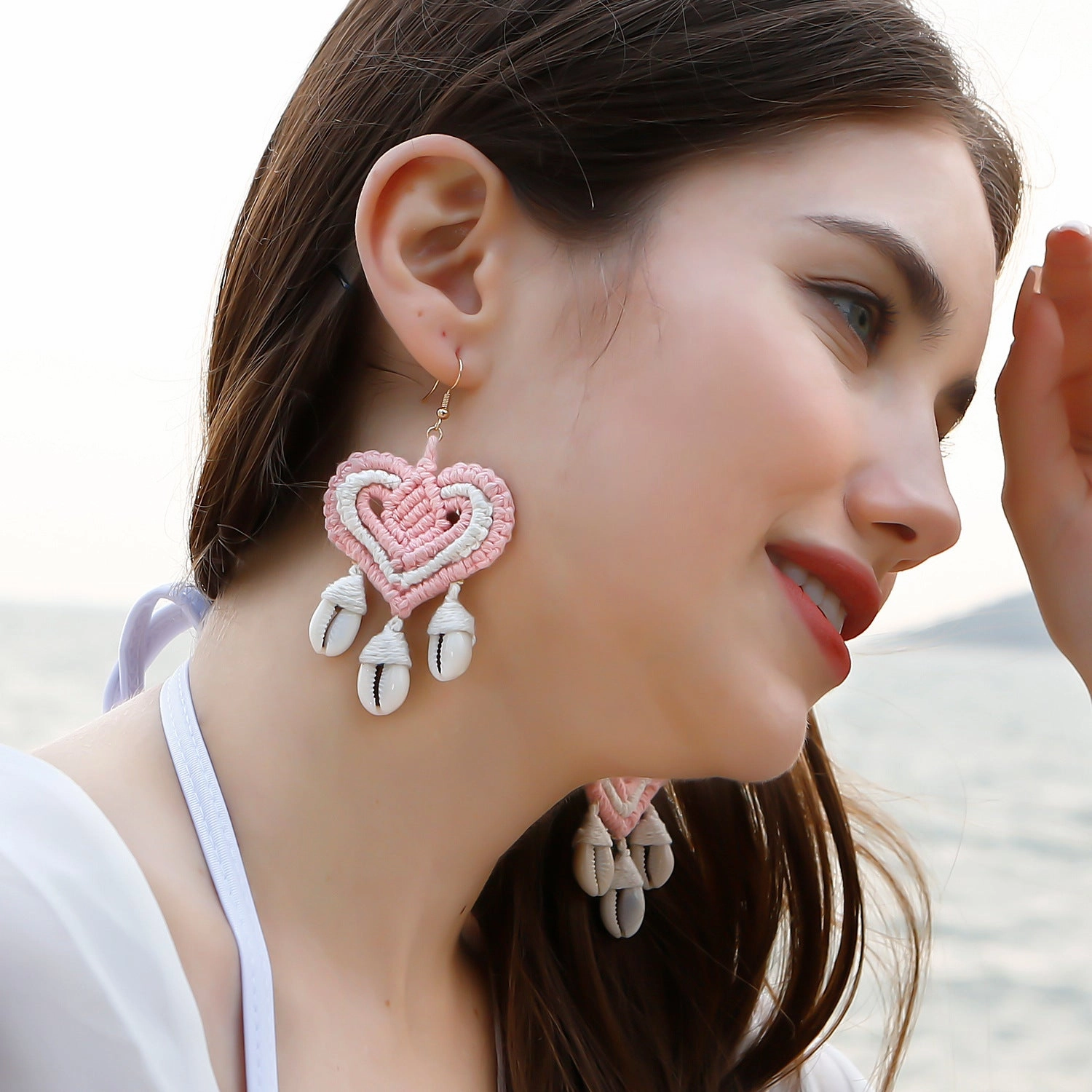 Wholesale Rope Knots Love Earrings