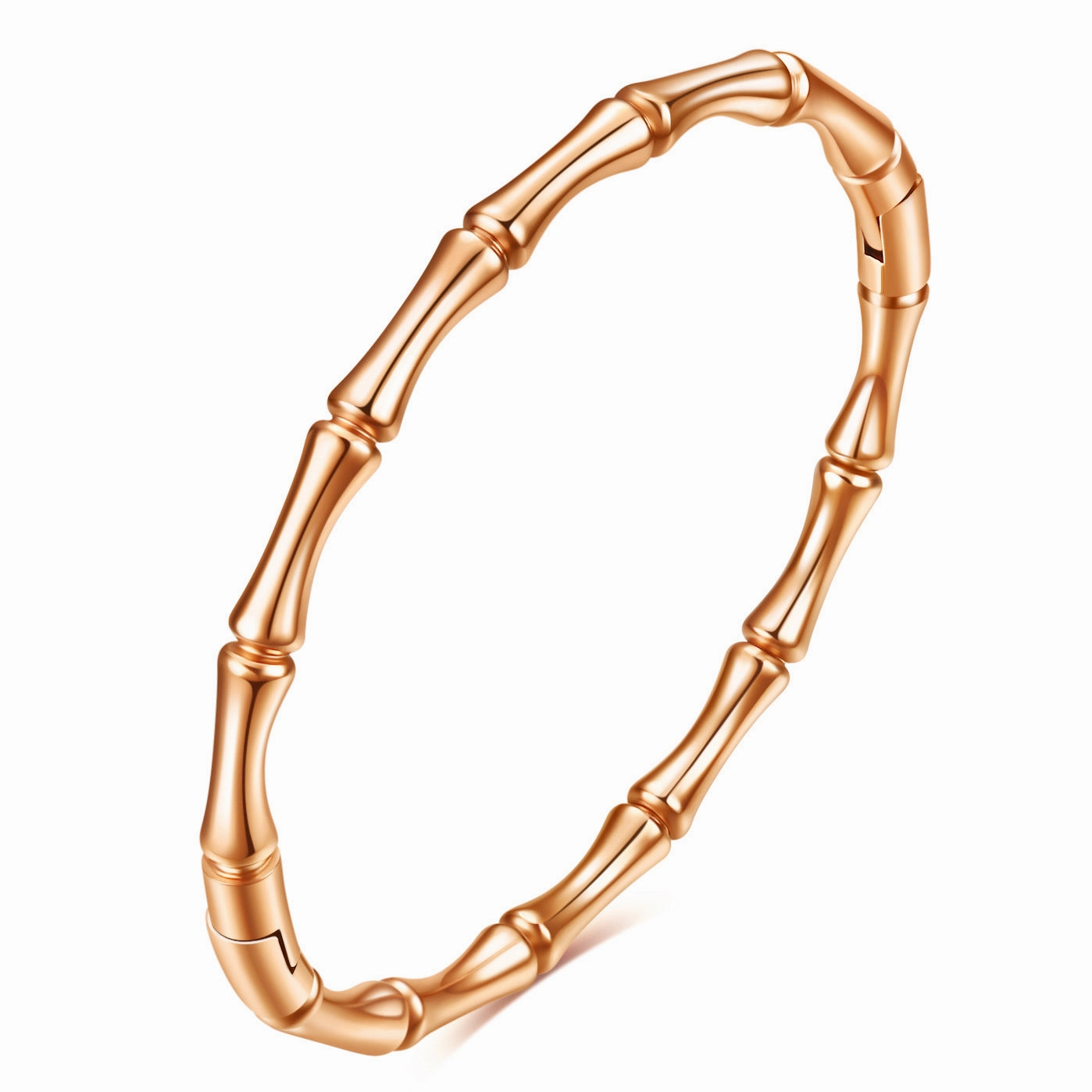 Wholesale Round Bamboo 5MM Stainless Steel Magnetic Bracelet