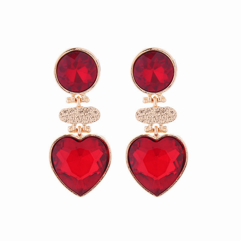 Wholesale Round Love Multi-layer Vintage Earrings