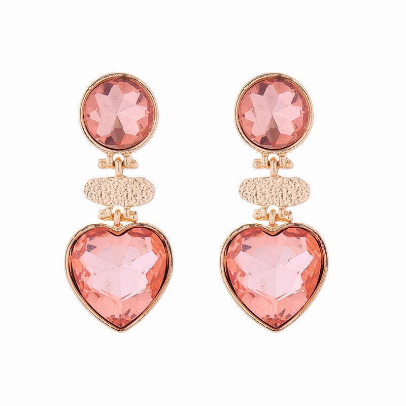 Wholesale Round Love Multi-layer Vintage Earrings