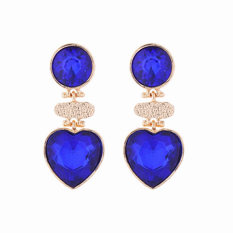 Wholesale Round Love Multi-layer Vintage Earrings