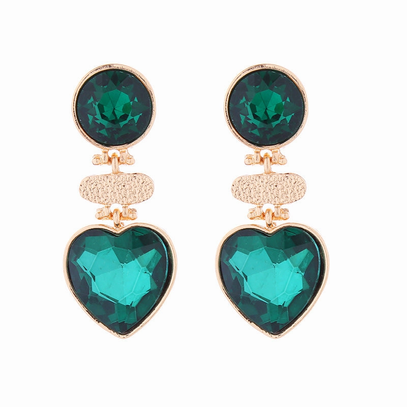Wholesale Round Love Multi-layer Vintage Earrings