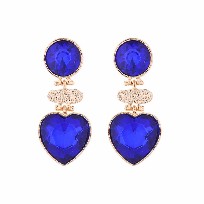 Wholesale Round Love Multi-layer Vintage Earrings