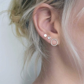 Wholesale Round Stainless Steel Earrings