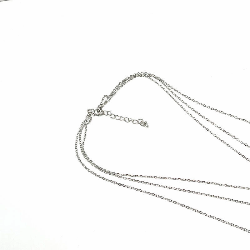 Wholesale Round Turquoise Multi-layer Alloy Necklace