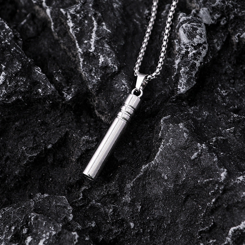 Wholesale Round Whistle Pendant Long Sweater Necklaces