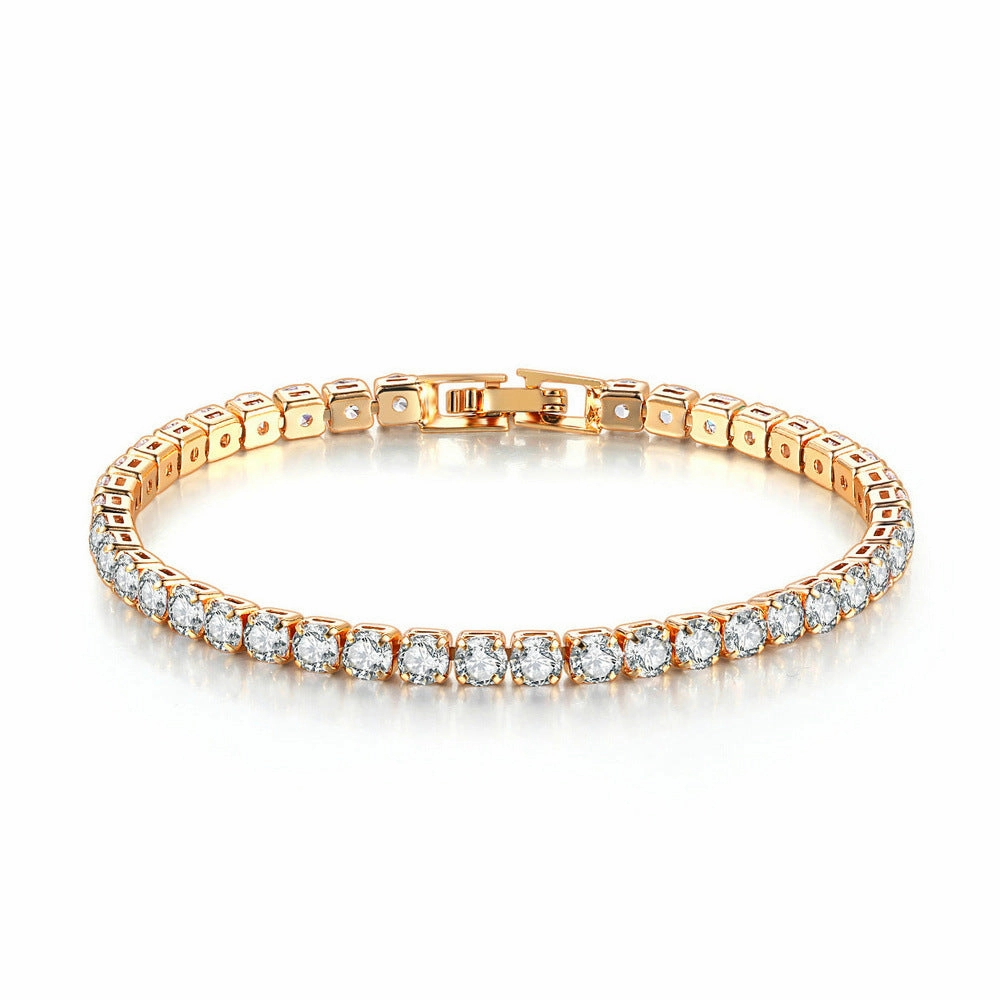Wholesale Round Zircon Tennis Bracelet