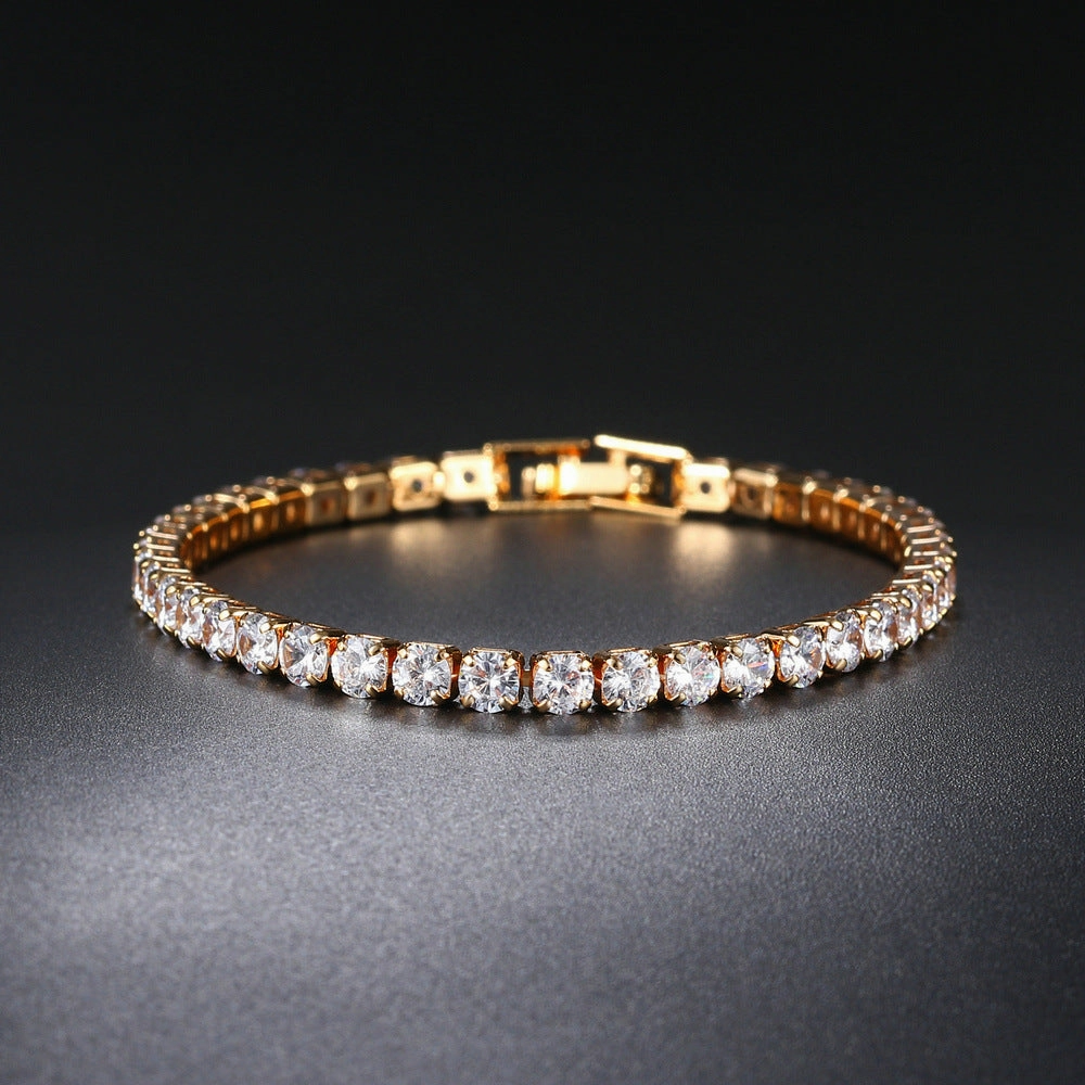 Wholesale Round Zircon Tennis Bracelet