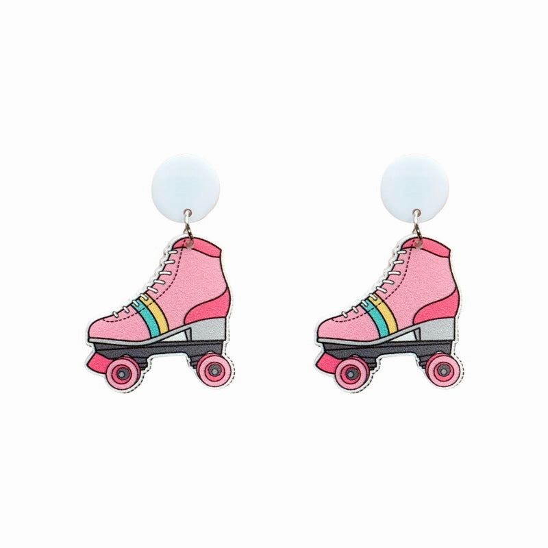 Wholesale Rubik's Cube Acrylic Earrings