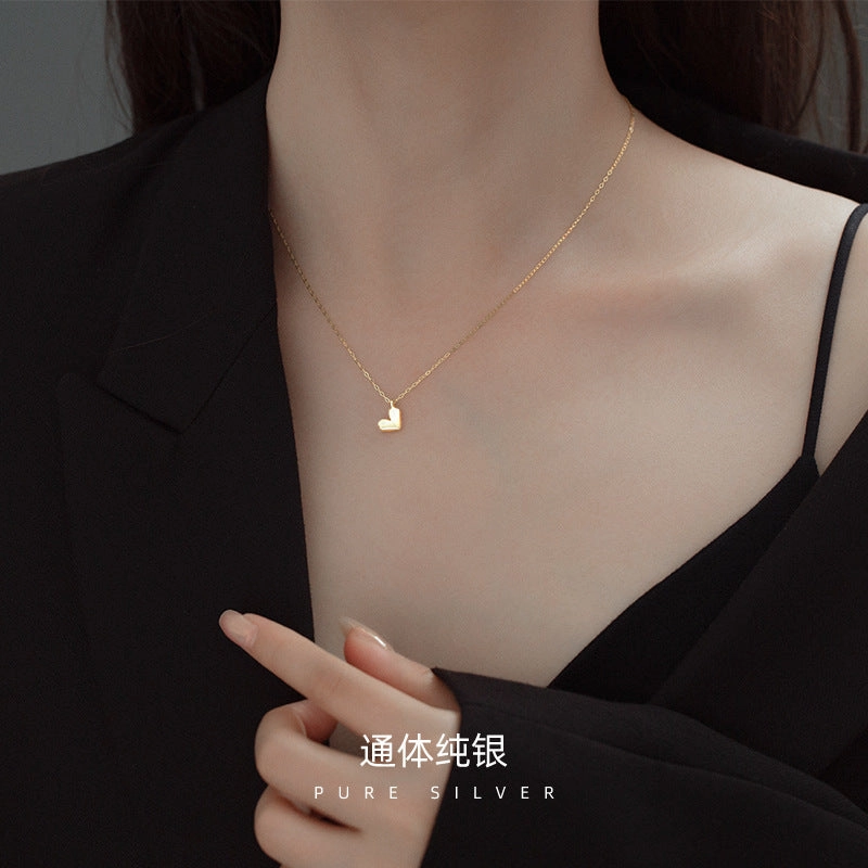 Wholesale S925 Silver Love Pendant Necklace
