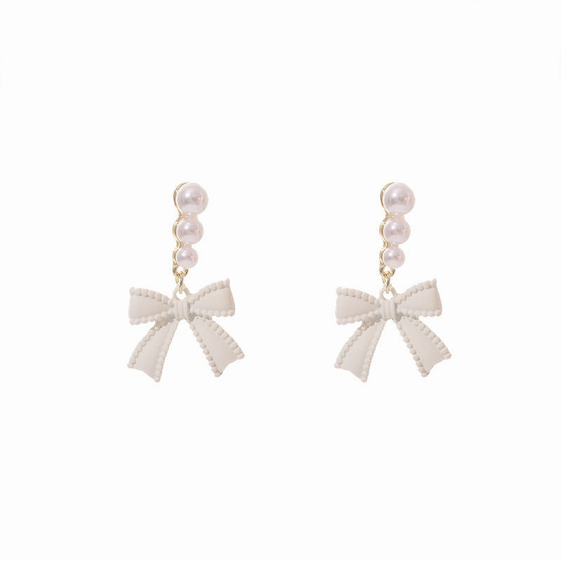 Wholesale S925 Silver Needle Pearl Earrings