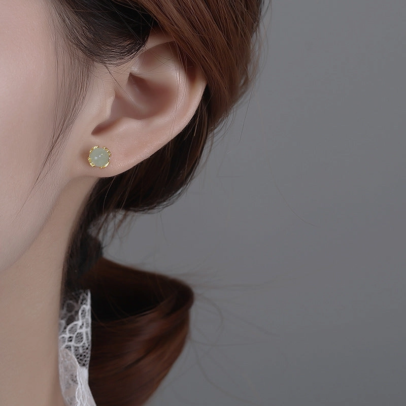 Wholesale s925 Silver Needle Small Alloy Earrings