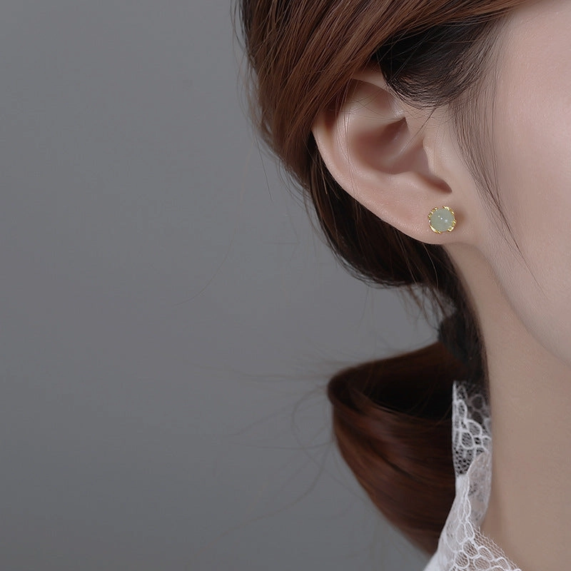 Wholesale s925 Silver Needle Small Alloy Earrings