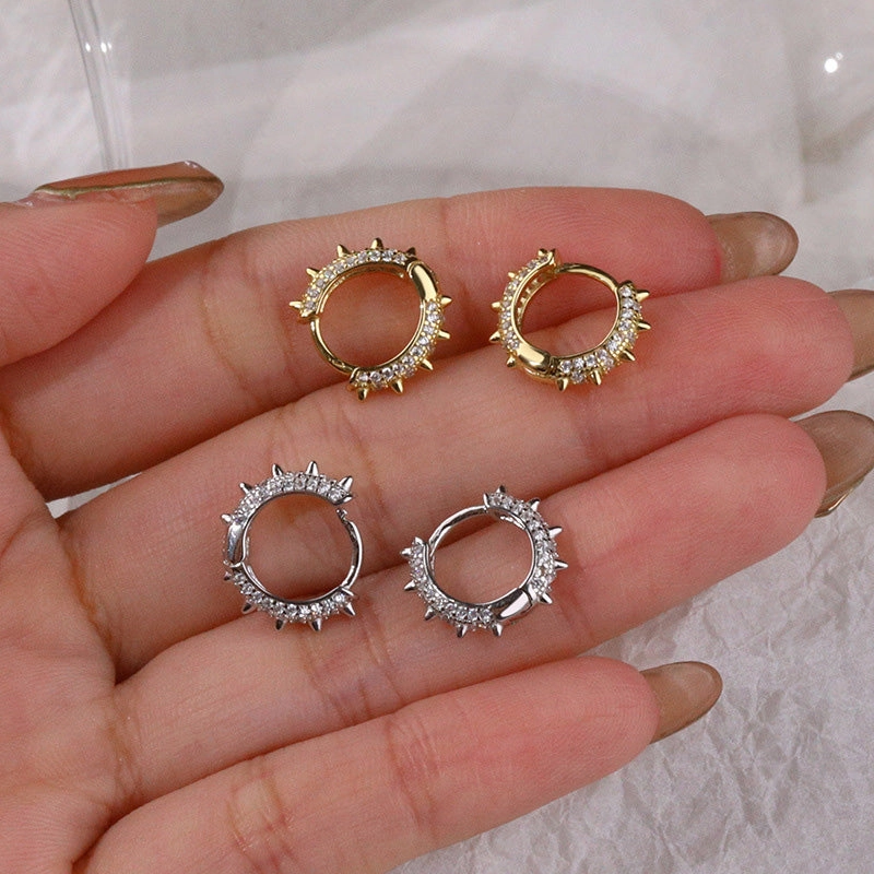 Wholesale S925 Silver Stud Stud Earrings With Diamonds OLY-ES-EXE004