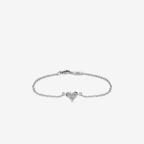Wholesale S925 Sterling Silver Heart Shape Bracelet OLY-BT-MoD009
