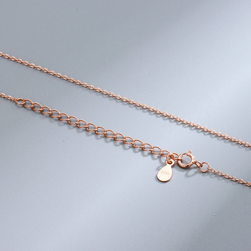 Wholesale S925 Sterling Silver Pendant Free Single Chain Box DIY Clavicle Chain