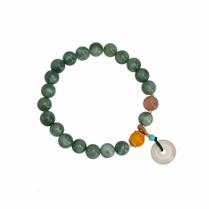Wholesale Safety Buckle Beaded Alloy Bracelet