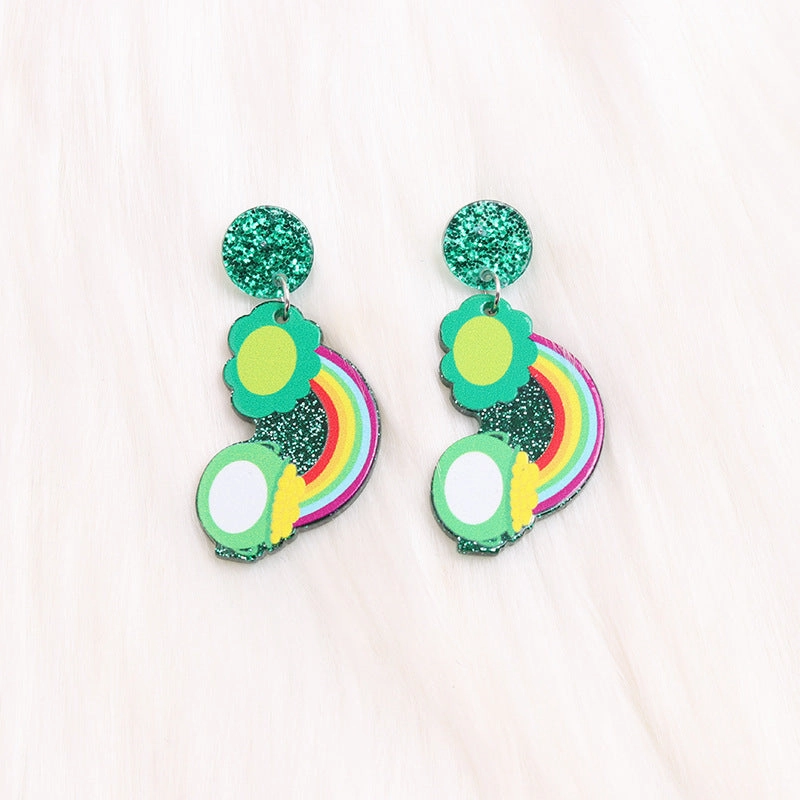 Wholesale Saint Patrick Sunglasses and Acrylic Earrings