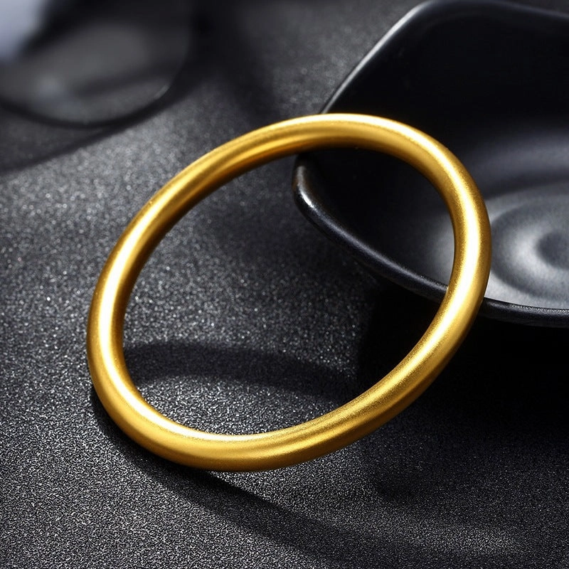 Wholesale Sand Gold Matte Brass Bracelet