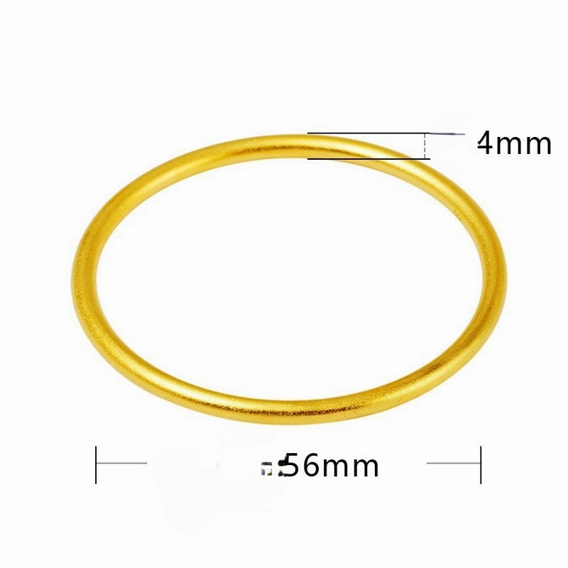 Wholesale Sand Gold Matte Brass Bracelet