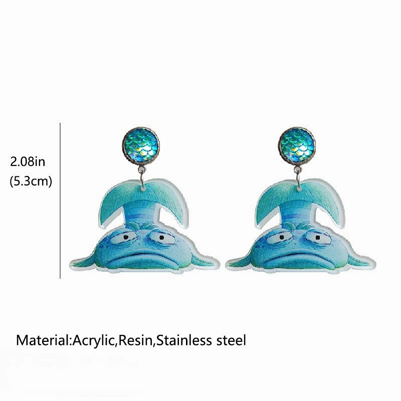 Wholesale Sea Animals Acrylic Earrings