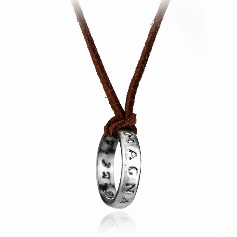 Wholesale Sea Area Four Movie Drake Ring Pendant Alloy Necklace