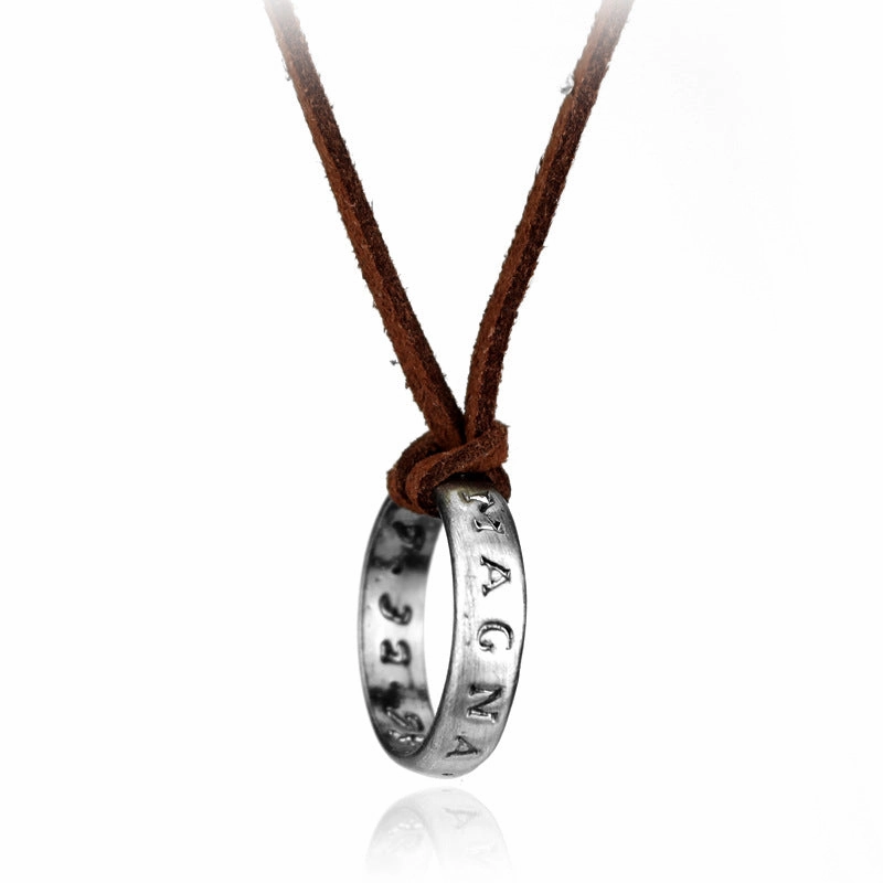 Wholesale Sea Area Four Movie Drake Ring Pendant Alloy Necklace