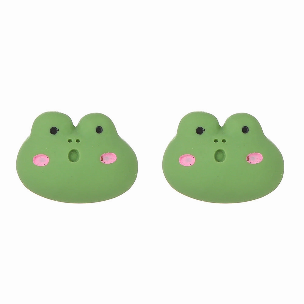 Wholesale Sheep Frogs Elephant Resin Earrings