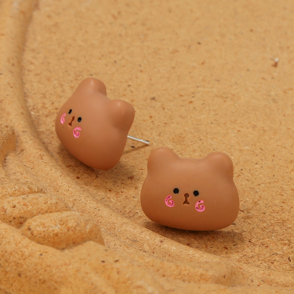 Wholesale Sheep Frogs Elephant Resin Earrings