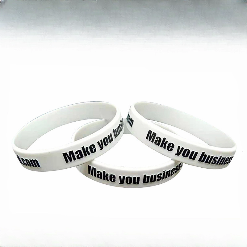 Wholesale Silicone Bump Coloring Glow in the Dark Sports Bracelet