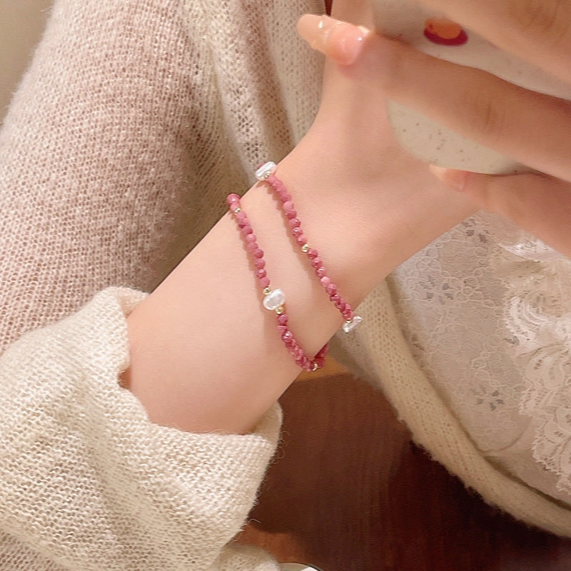Wholesale Silver baroque pearl bracelet