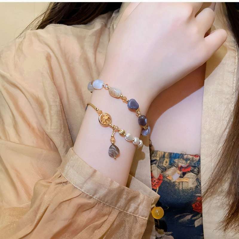 Wholesale Silver baroque pearl bracelet