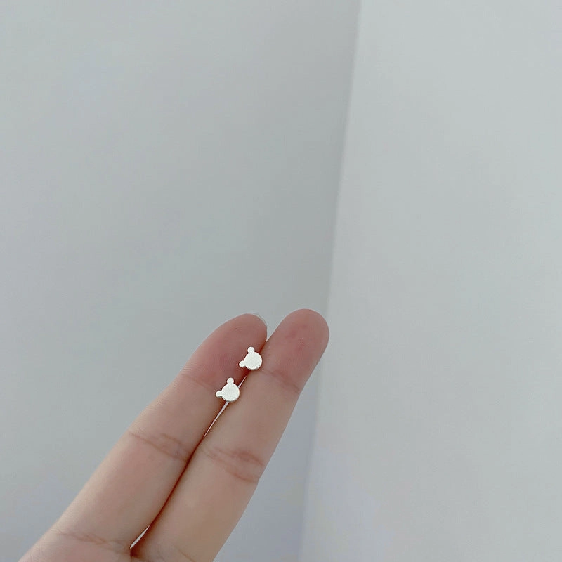 Wholesale Silver Plated Heart Copper Earrings Set