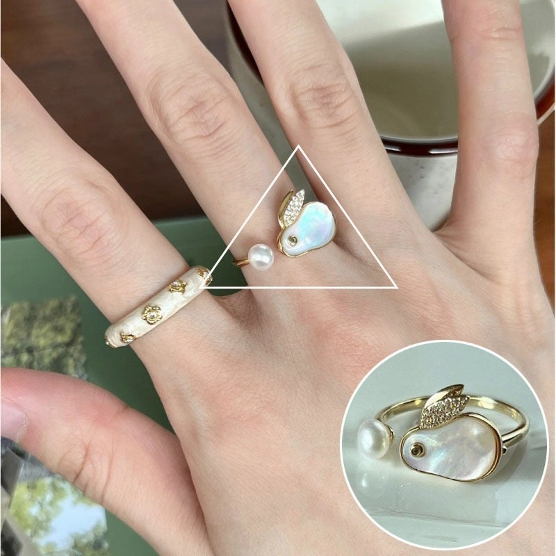 Wholesale Silver Rainbow Beaded Ring