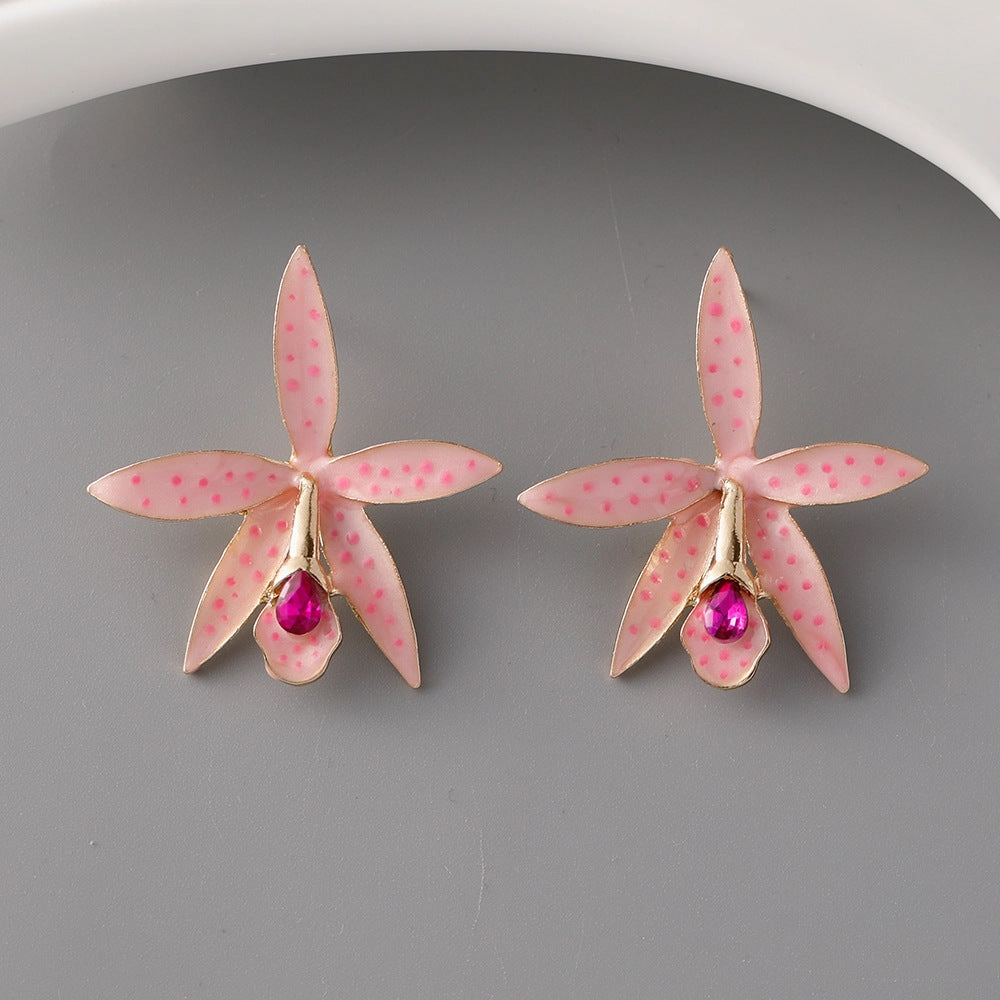Wholesale Simple Floral  Earrings