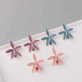 Wholesale Simple Floral  Earrings