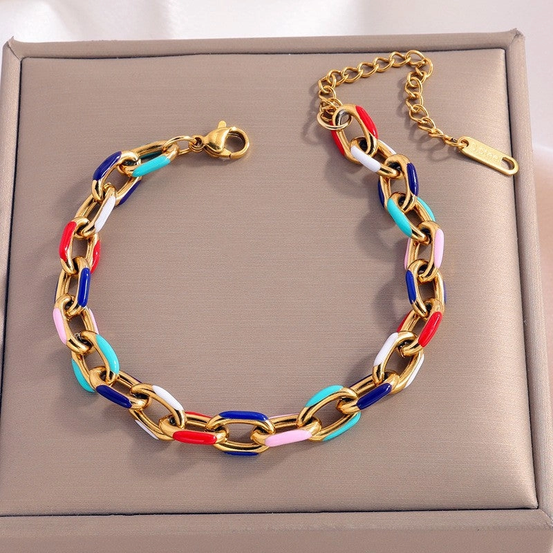 Wholesale Simple Love Titanium Steel Versatile Bracelet