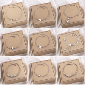 Wholesale Simple Love Titanium Steel Versatile Bracelet