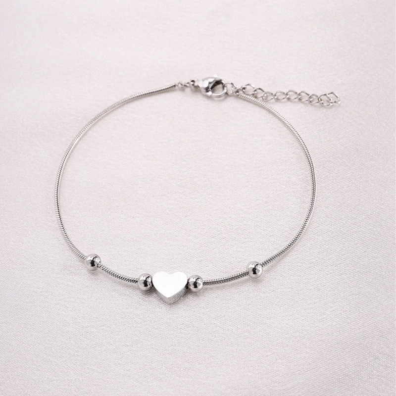 Wholesale Simple Love Titanium Steel Versatile Bracelet
