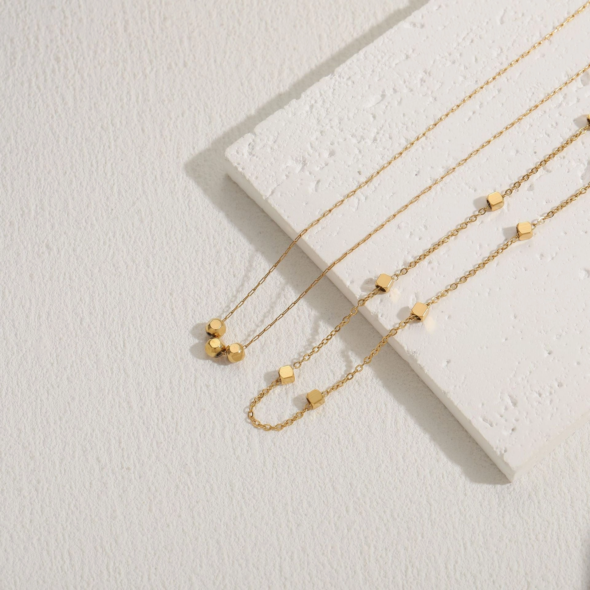 Wholesale Simple Luxury Fashion Versatile Titanium Steel Necklace