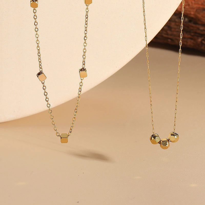 Wholesale Simple Luxury Fashion Versatile Titanium Steel Necklace