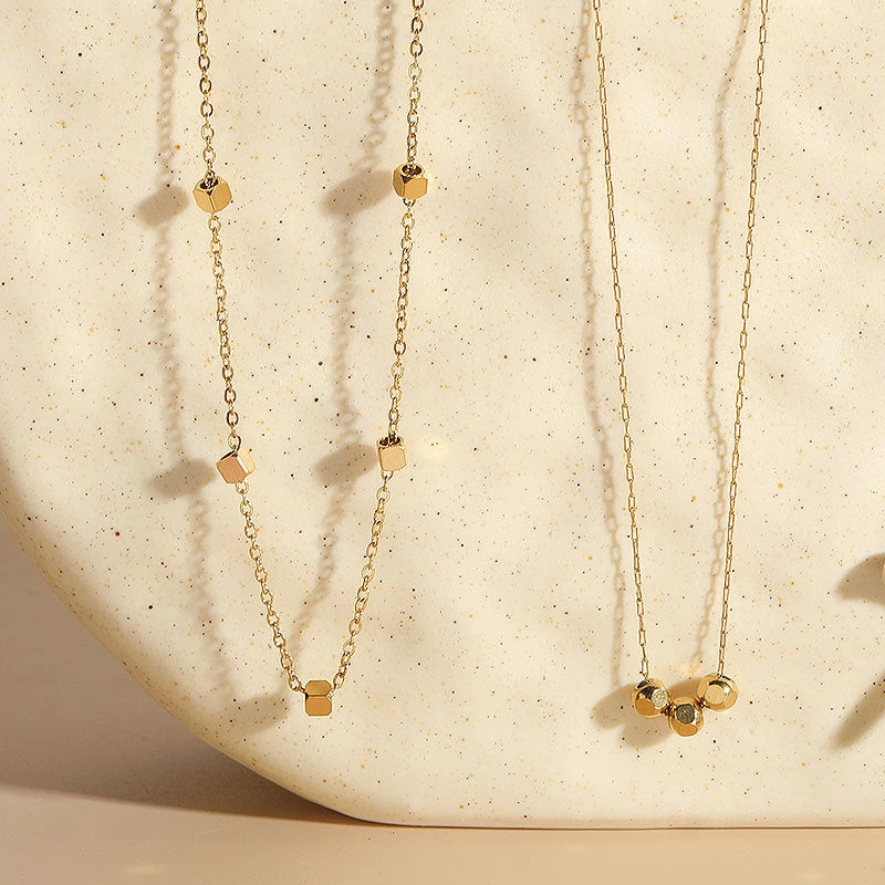 Wholesale Simple Luxury Fashion Versatile Titanium Steel Necklace