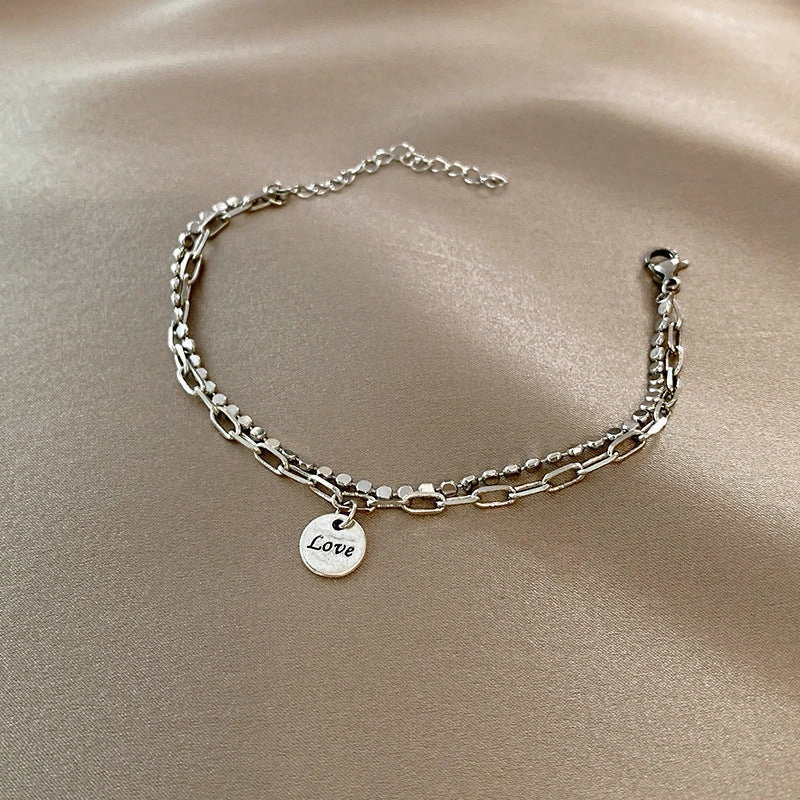 Wholesale Simple Pearl Copper Bracelet