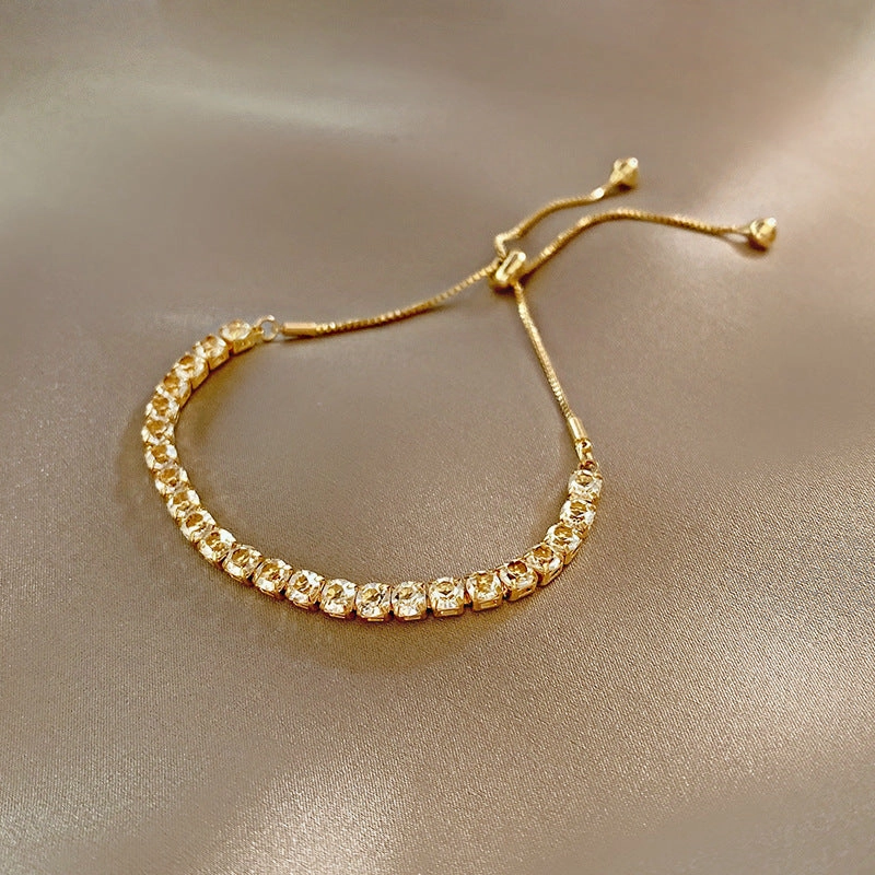 Wholesale Simple Pearl Copper Bracelet