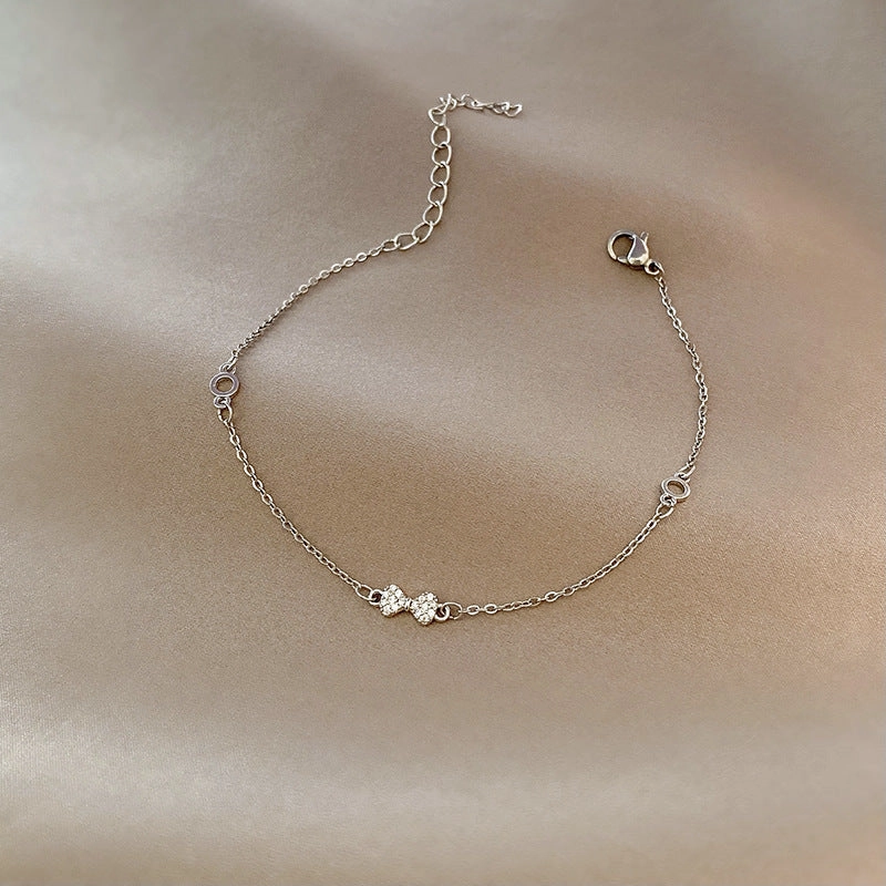 Wholesale Simple Pearl Copper Bracelet