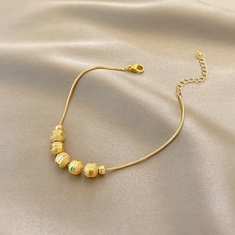 Wholesale Simple Pearl Copper Bracelet