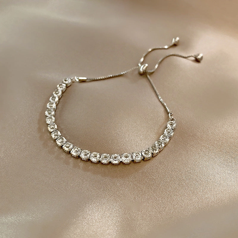 Wholesale Simple Pearl Copper Bracelet